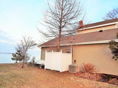 Left side of house