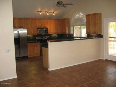 Kitchen with breakfast bar...