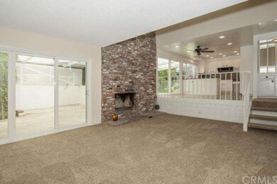 Family room looking towards kitchen.