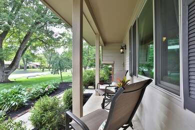 Covered front porch