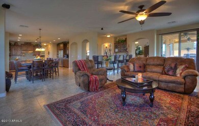 Family Room looking towards Kitchen