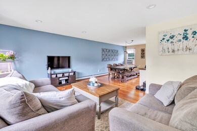 Sunny open living & dining room for todays lifestyle & entertaining