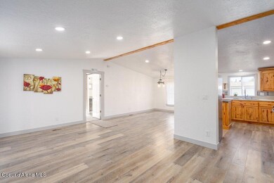 Open concept living / dining / kitchen