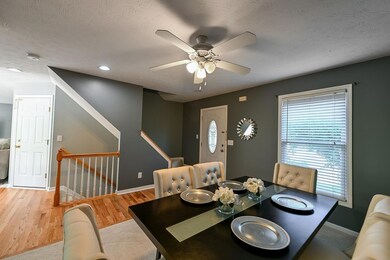 Welcoming foyer that can be used as formal dining 