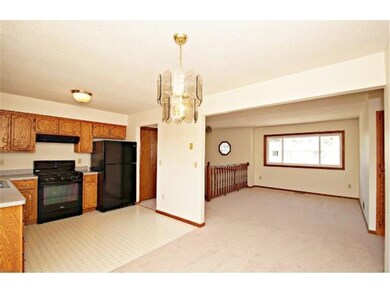 View of Kitchen and Living Room from Dining Room