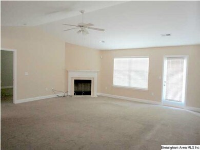 Great room with fireplace