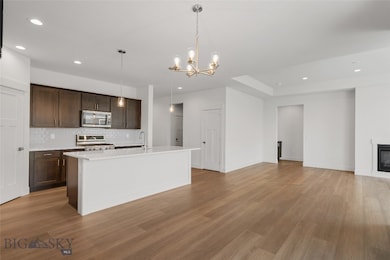 From dining area looking into kitchen and family r
