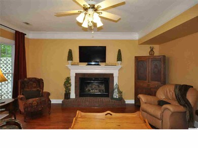 Main Level Family Room with fireplace