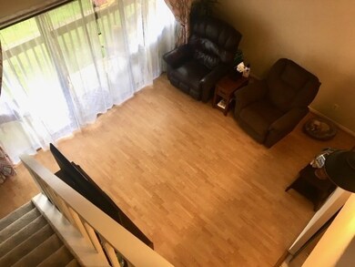 upstairs view of living room