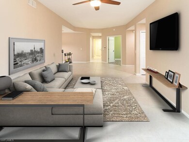 Spacious great room  - 9 foot ceiling. (virtually 