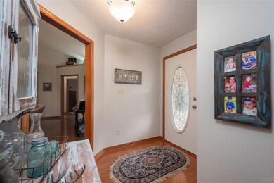 Enter through the front foyer