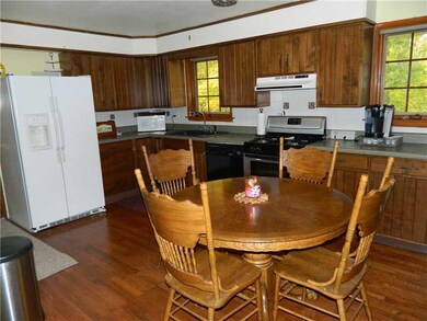 Kitchen. Lots of cabinet storage and counter work 