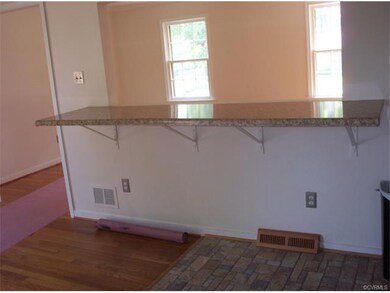 counter in kitchen