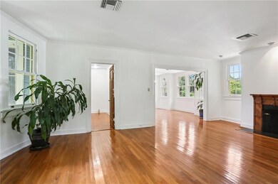 Freshly painted interior