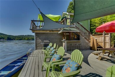 Deck with grill & bar area