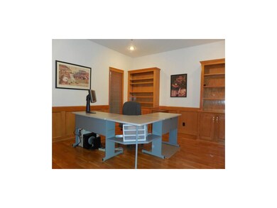 Classic Den or study with privacy French Doors.