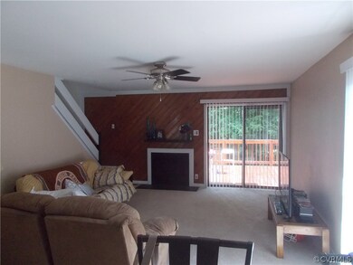 View of the great room from the kitchen.
