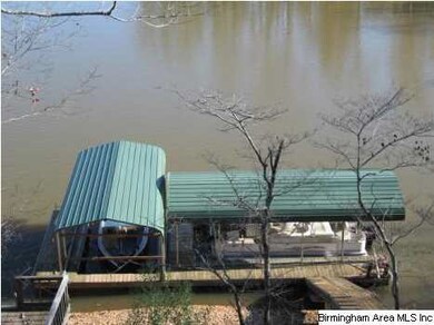 Covered dock.