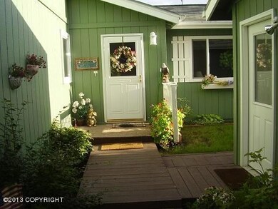 Welcoming entry and garage access