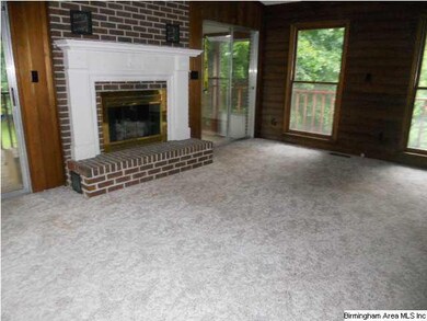Large Den with Fireplace
