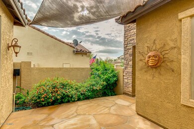 Flagstone courtyard