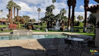 Pool view from covered patio