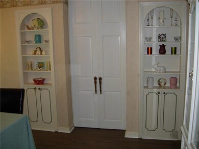 Built in Cabinets in the Dining room