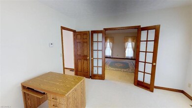 French doors at the doorway give the option of pri