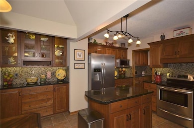 Nice view of the built in buffet!