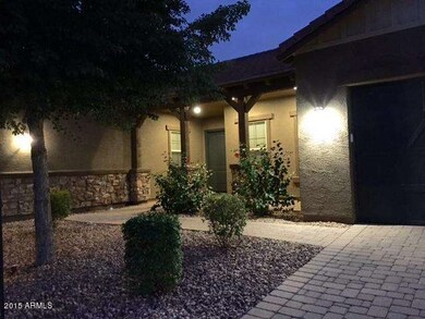 Front entry - night