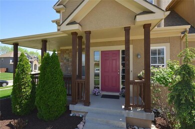 Wrap-around corner porch
