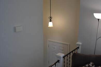 Quaint lighting in foyer