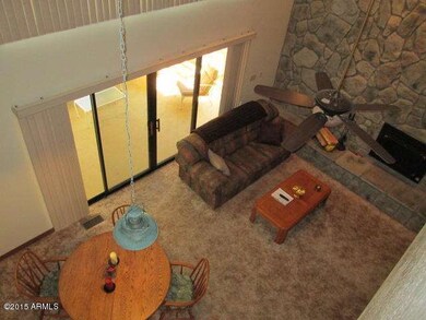 Great room from loft