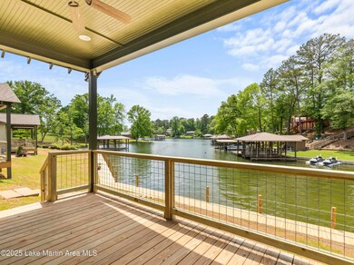 Lakeside deck