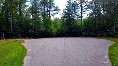 The land is at the end of the culdesac