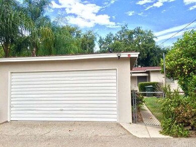 Detached 2 car garage, rear alley view