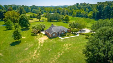 Aerial front yard