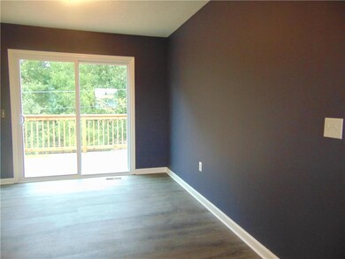 Eat-in/dining area with beautiful hardwood floors 