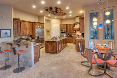 Kitchen and eating area