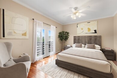 Spacious primary bedroom