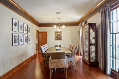 Formal Dining with Beautiful Hard Wood Floors and
