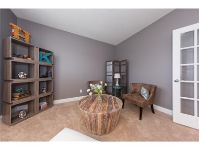 French doors welcome you to the den.  Great space 