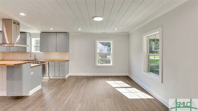 Spacious dining area.