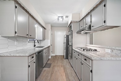 This completely remodeled kitchen combines efficiency and style.