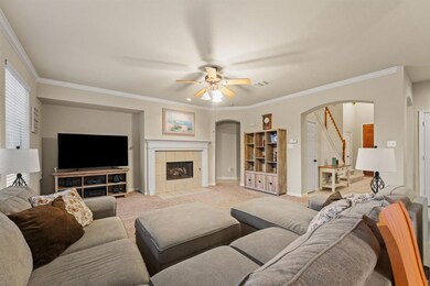 Fireplace for cozy time on the couch