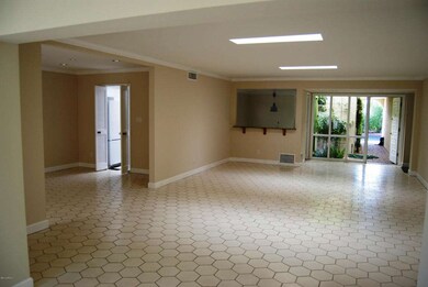 front room from back door