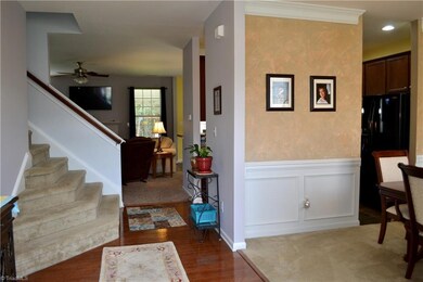 Open and spacious foyer