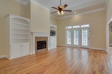 fireplace with built-ins