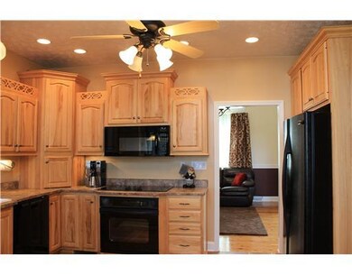 Kitchen. A bright, sunny, happy space in which to 