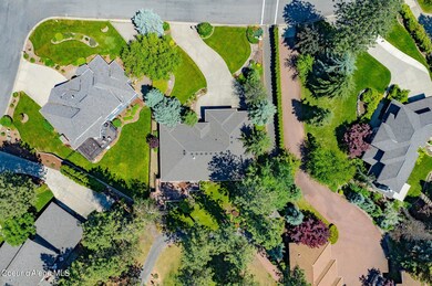 Aerial of the .31 ac Lot